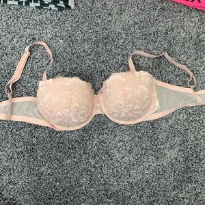 H&M balconette lace bra - nude 34D